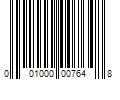 Barcode Image for UPC code 001000007648