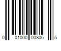 Barcode Image for UPC code 001000008065