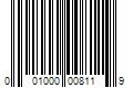 Barcode Image for UPC code 001000008119