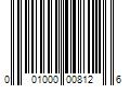 Barcode Image for UPC code 001000008126