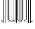 Barcode Image for UPC code 001000008164