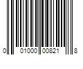 Barcode Image for UPC code 001000008218