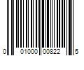 Barcode Image for UPC code 001000008225