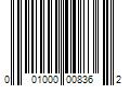 Barcode Image for UPC code 001000008362