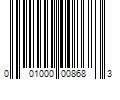 Barcode Image for UPC code 001000008683