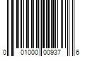 Barcode Image for UPC code 001000009376