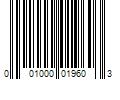 Barcode Image for UPC code 001000019603