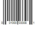 Barcode Image for UPC code 001000033081