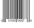 Barcode Image for UPC code 001000042878