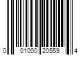 Barcode Image for UPC code 001000205594