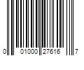 Barcode Image for UPC code 001000276167