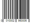 Barcode Image for UPC code 0010002950005