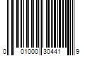 Barcode Image for UPC code 001000304419