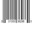 Barcode Image for UPC code 001000362860