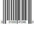 Barcode Image for UPC code 001000472460