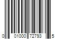 Barcode Image for UPC code 001000727935