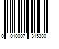 Barcode Image for UPC code 0010007315380