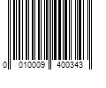 Barcode Image for UPC code 0010009400343