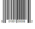 Barcode Image for UPC code 001001000082