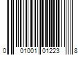 Barcode Image for UPC code 001001012238