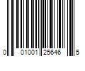 Barcode Image for UPC code 001001256465