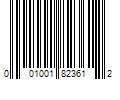 Barcode Image for UPC code 001001823612