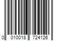 Barcode Image for UPC code 0010018724126