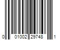 Barcode Image for UPC code 001002297481