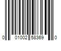 Barcode Image for UPC code 001002583690