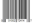 Barcode Image for UPC code 001002724147