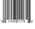 Barcode Image for UPC code 001003111755