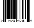 Barcode Image for UPC code 001003643690