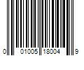 Barcode Image for UPC code 001005180049