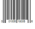 Barcode Image for UPC code 001005180056