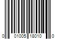 Barcode Image for UPC code 001005180100