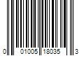 Barcode Image for UPC code 001005180353