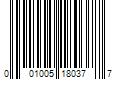 Barcode Image for UPC code 001005180377