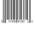 Barcode Image for UPC code 001005613813