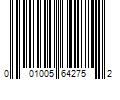 Barcode Image for UPC code 001005642752