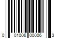 Barcode Image for UPC code 001006000063