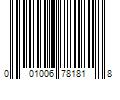 Barcode Image for UPC code 001006781818