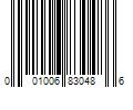 Barcode Image for UPC code 001006830486