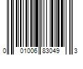 Barcode Image for UPC code 001006830493