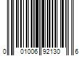 Barcode Image for UPC code 001006921306