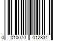 Barcode Image for UPC code 0010070012834