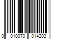 Barcode Image for UPC code 0010070014203