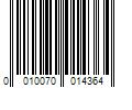 Barcode Image for UPC code 0010070014364