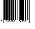 Barcode Image for UPC code 0010086642001