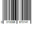 Barcode Image for UPC code 0010086670141