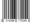 Barcode Image for UPC code 0010086770049